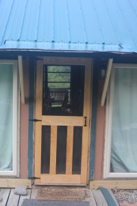 Homemade screen door
